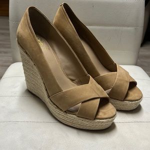 Vince Camuto Suede Leather Platform Wedges